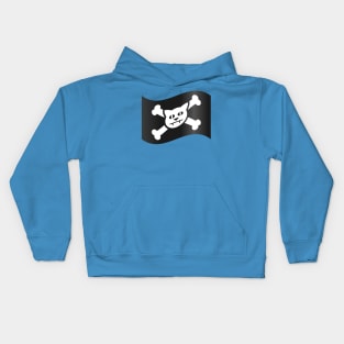 Jolly Roger the Cat pirate flag Kids Hoodie